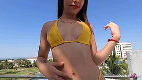 real amateur holiday sex-tape of german old tourist fucking latina bitch raw