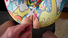 Hey, caught stepsis rubbing that big ass... leggings ripped for pounding?