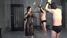 i loved japanese mistress sara's cfnm handjob huge cumshot blast