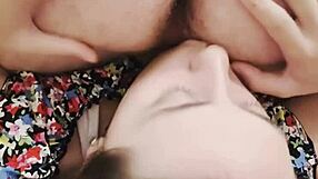 upside down rimjob with gagging deepthroat and rough domination