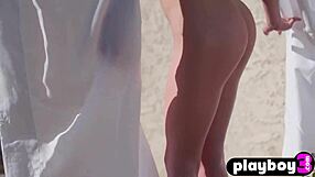 hey tiny blonde, strip that lingerie in the garden already 🌿😏