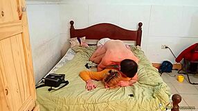 Older man ravages 18yo in miniskirt stockings backstage?