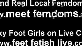 wanna stroke that cock to our cute little feet girls?