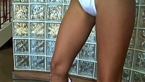 asian mommy deepthroats monster cock then bends for doggystyle assfucking in heels