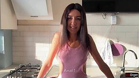 omg i fucked my skinny neighbor anal right on the table while her boyfriend chilled next door... so risky!