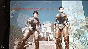 Curvy Woman Flaunts Her Full Voluptuous Figure Boldly