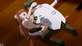 your anime girlfriend watches eagerly as you breed tomboy sluts with rimjob tease