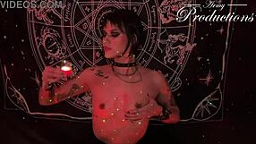 gothic girl's dark ritual craves boyfriend's huge cock?