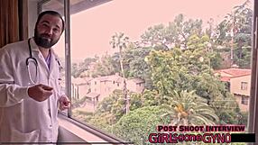 channy crossfire pre-employment physical with anal fingering backstage