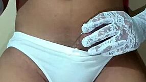wanna see this thai ladyboy's white bra and panty bulge?