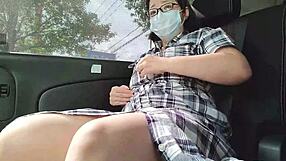 married bride spreads legs masturbating in car full vid