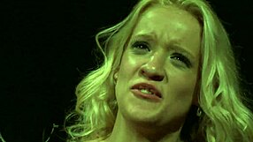 Ready to see this euro babe bound in stockings, dominated rough in garage before swallowing jizz?!