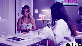 Experienced Latina Babe Tries Weird Experiment with Busty Milf