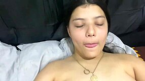 Hot Virgin Stepsister Pussy Fucked by Huge Cock Until Cum Blasts Her Tits