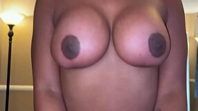 Quickie POV Creampie Fuck with Curvy Ebony Avery Jane Moaning Loudly