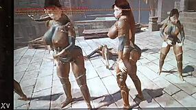 Curvy Woman Flaunts Her Full Voluptuous Figure Boldly