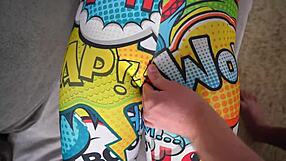 Hey, caught stepsis rubbing that big ass... leggings ripped for pounding?