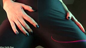 Sweaty ebony blackmail forces armpit ass worship yoga lick domination