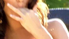 hot teen taylor vixen toys pussy outside 🔥😈