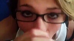 Facial Cum Blast Right On Her Pretty Face!!