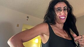 Candice teases her stepson before unleashing wild cum-soaked bedroom frenzy