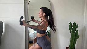 Ever wonder how nikatsu stretches that yoga ass during gym warm-up sessions?