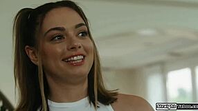 Coach Impregnates Cheerleader Now Helps Hide It with Deepthroat Blowjobs and Interracial Big Black Cock Fucks!