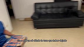 Seductive Latina Milf Lures Delivery Guy for Deepthroat Pizza Quickie