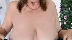 wanna see this cheeky granny rip her black lingerie?