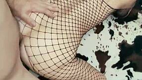 Latin Milf Teases European Fucker in Lingerings at Casting Before Wild Stocking Ride