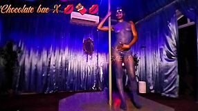 i brought my sexy ebony 18+ stripper mini star to club hoping zaddy hires her for fun