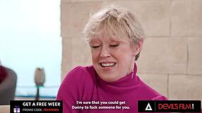 dee williams' big tits get face fucked and titty fucked doggystyle while stepson watches her naughty milf outdoor reality