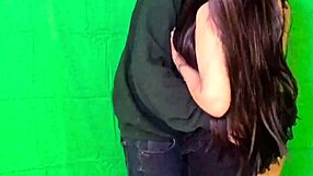 photo session with goth mexican girl turns into creampie casting fuck inside her