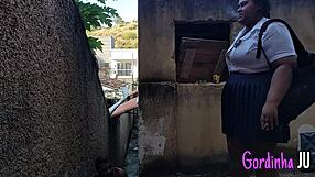 stepdad catches student smoking then fucks her big tits and squirt pussy