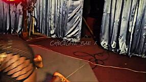 i brought my sexy ebony 18+ stripper mini star to club hoping zaddy hires her for fun