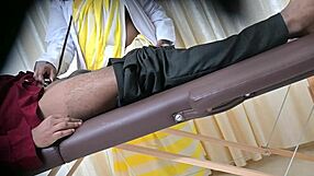 I shocked the doctor flashing my tiny cock in hospital surprise