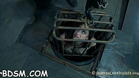 Gagged Tied Bondman Vibed to Sloppy Cock Sucking Ecstasy