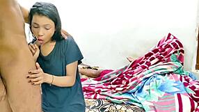 Indian desi threesome with milky boobs, deep throat, and rough cowgirl riding