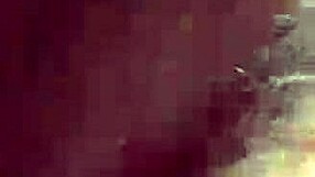 I finger her close-up then pound that big juicy fat ass pussy till huge creampie overflows her dress