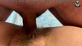 hairy milf pussy stretched by monster cock in slow motion closeup