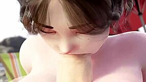 mei bounces her big tits on a monster cock