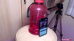 Blonde thrills humiliating cuck husband fucking boss rough