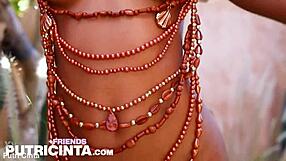 Tiny asian slut putri cinta spreads smooth pussy wide