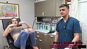 yo tyler lynn's stething exam gets super fetish backstage