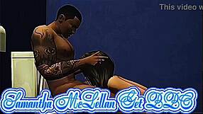 Samantha Mclellan Fucks Black Man With Monster Cock On Couch And Bathroom