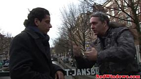 dutch brunette hooker bends over heels up for natural tits doggystyle pounding