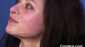 I crave that sperm blast on my face, gulping every drop down