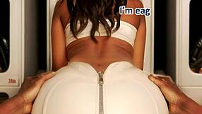 Ebony Milf In Leather Uniform Caught Riding Big Ass Doggystyle On Train Pov Interracial Outdoor