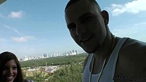 Mofozocom 18-Year-Old Brunette Chokes on Monster Cock Before Daddy Delivers Massive Facial Cumshot