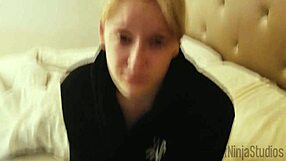 Lesbian Stepsis Begs Brother to Creampie Her Pregnant Pussy!